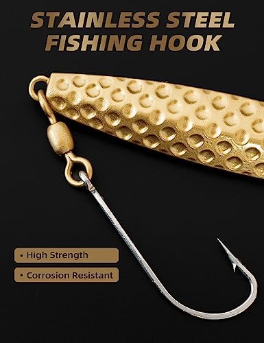BLUEWING Hammered Diamond Jig Fishing Lures for Saltwater 3oz, 5oz, 8oz, 10oz, 12oz, 16oz Deep Sea Sinking with Stainless Steel Hook, 1pc - Image 4