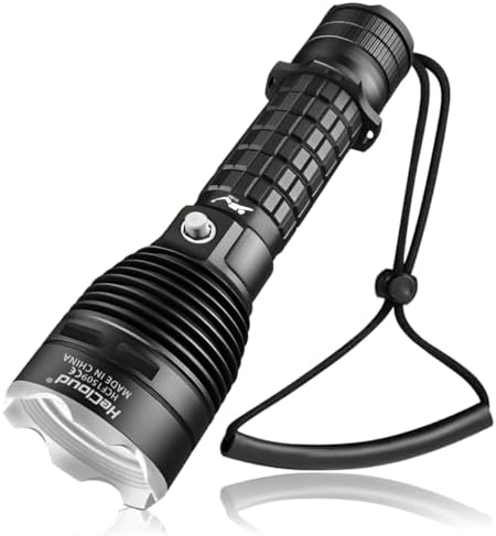 3000LM IPX8 Waterproof Diving Flashlight 3 Modes Scuba Light by HECLOUDOutdoorSupplies