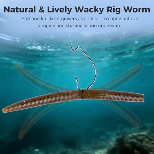 4"/5" Senko Worms Kit, Salt Impregnated Soft Plastic Lures - Image 5