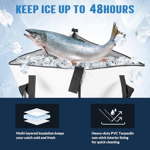 THKFISH Insulated Fish Cooler Bag, Fish Kill Bag for Caught Fish - Image 3