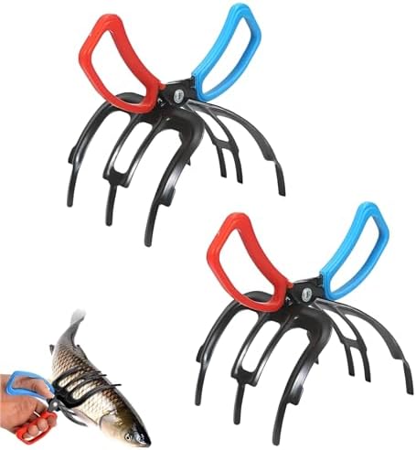 3 Claw Fish Gripper, 2026 New Multifunctional Metal Fishing Pliers Gripper, Non-Slip Fish Grabber Tool, Lightweight Fishing Accessories for Catch and Release by Lyngvio