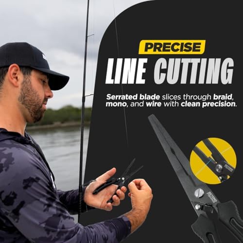 Beyond Fishing QuickRig Fishing Pliers – Multifunction Stainless Steel Split Ring Pliers for Fishing with Line Cutter & Crimper – Corrosion Resistant & Spring Loaded Design - Image 4