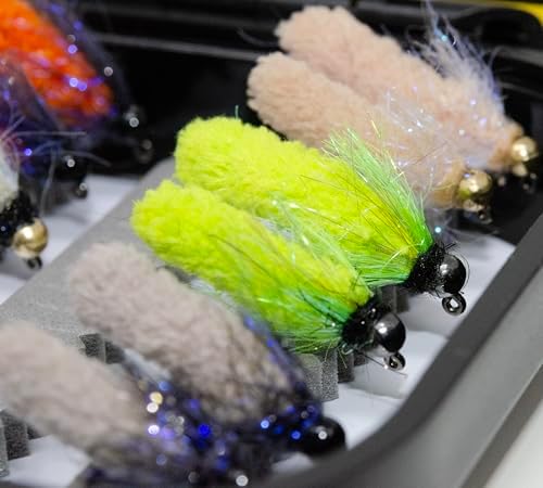 24/36/50/66 Premium Hand Tied Fly Fishing Flies Assortment | Waterproof Fly Boxes | Dry, Wet, Nymphs, Streamers, Wooly Buggers, Terrestrials | Trout, Bass Lure Set, Kit, Gift - Image 6