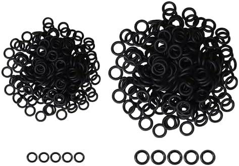 TRUSCEND Gradient Fishing Wacky Rig Tool with Silicone O Rings 210Pcs for 3"-4" and 5"-7" Fishing Worm Lures, Ultra-Smooth Downriggers Tube for Easy Installation and Great Protection of Stick Bait by TRUSCEND