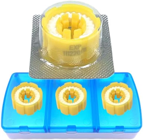 3PCS Inflatable Life Jacket Yellow Bobbin Replacement, Portable Life Vest Belt Bobbins Replacement Work with Automatic Inflator Device by Movbudy
