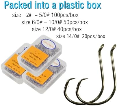 Catfishing Circle Hooks-Octopus Fishing Circle Hook for Catfish 50/100 Pack - Image 5