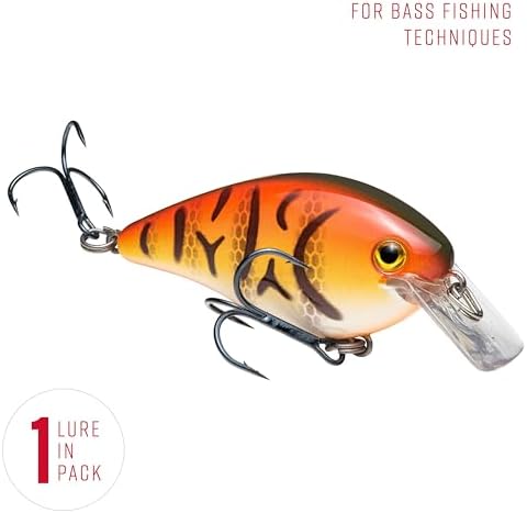 Strike King KVD 1.5 Hard Knock Fishing Lure, 3/8 oz, 3D Lifelike Eyes - Image 3