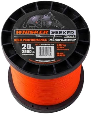 High-Vis Mono Catfishing Line by Whisker+Seeker