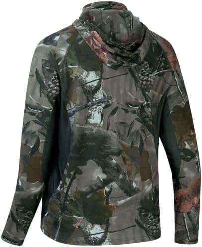 BASSDASH Men's UPF 50+ Camo Long Sleeve Hunting Fishing Hoodie Shirt - Image 5