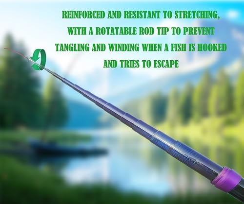 Telescopic Tenkara Fly Fishing Rod, Lightweight Freshwater Stream Fishing Pole for Panfish and Trout - Image 6