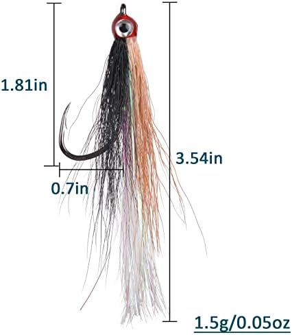 Clouser Minnow Fly Fishing Flies Salmon Trout Steelhead Jig Hooks Saltwater Flies Sea Bass Striper Flounder Fly Fishing Lures - Image 3