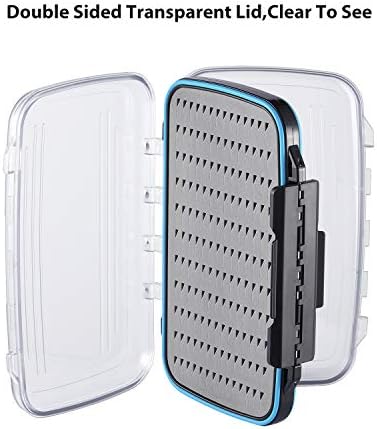 Gonex Fly Boxes for Fly Fishing files Jigs Waterproof Double Sided Fly Case - Image 2