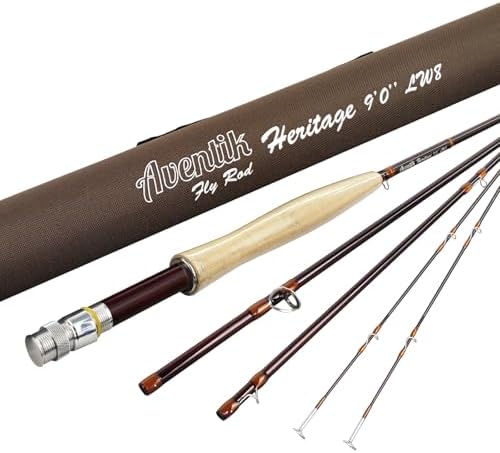 Aventik Heritage Fly Fishing Rod with Rod Tube by AVENTIK