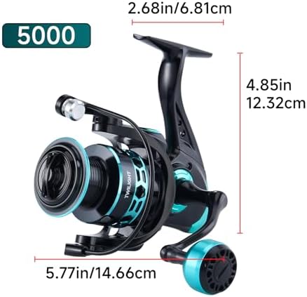 HAUT TON Dolphin Spinning Reel, 5+1BB Saltwater Fishing Reels - Image 2
