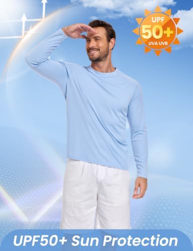 MLYENX 7 Pack Long Sleeve Shirts for Men Sun Protection Quick Dry - Image 4