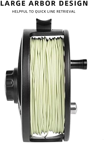 SF SF-001 Large Arbor Fly Fishing Reel with Aluminum Alloy Body 3/4wt 5/6wt 7/8wt Die Cast Pre-Loaded Fly Reel with Line Combo for Trout Bass Carp Pike Panfish - Image 5