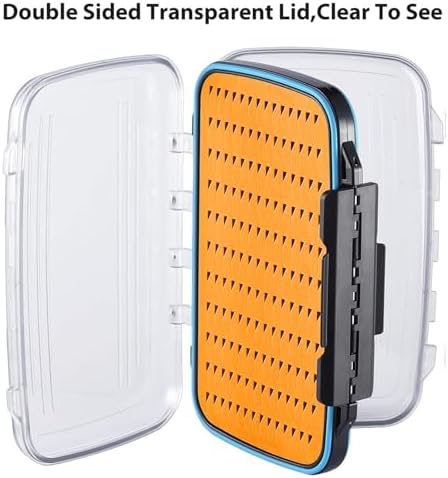 Gonex Fly Boxes for Fly Fishing files Jigs Waterproof Double Sided Fly Case - Image 5