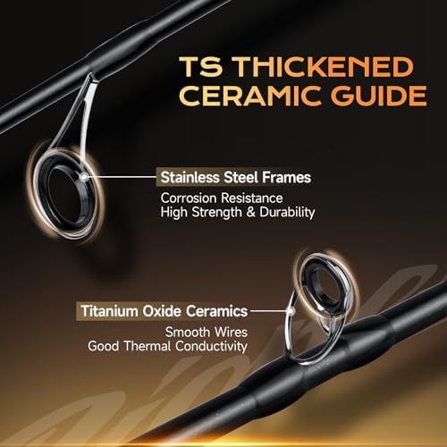 HANDING Pioneer Ultralight Spinning Rod & Casting Rod 2-Piece BFS Rod - Image 5