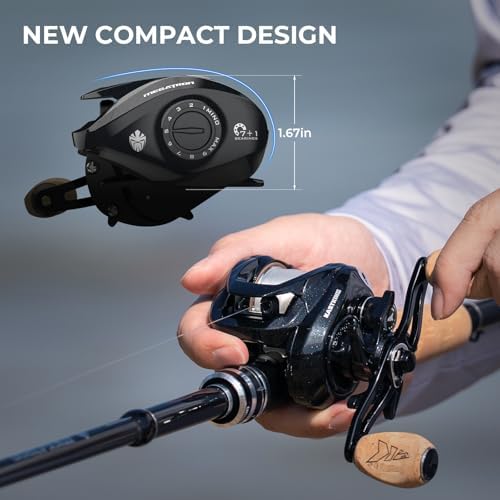 KastKing Megatron 100&200 Baitcasting Reels, Low Profile, High Capacity - Image 6