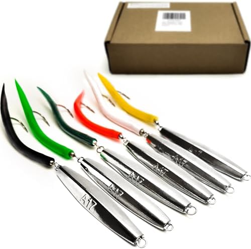 Diamond Jigs Saltwater Fishing Lures for Striped bass, Tuna by VMSIXVM