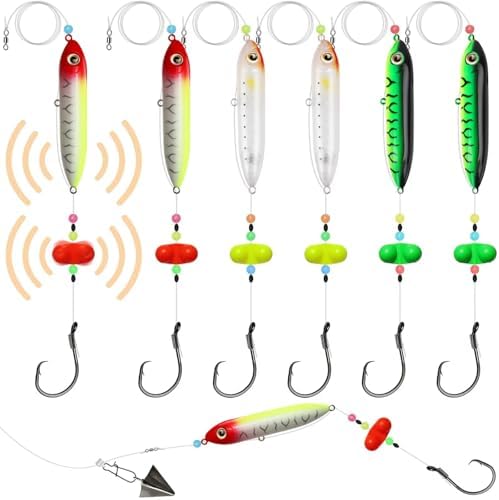 Dovesun Catfish Float Rigs with Catfish Rattles Rattling Catfish Tackle for Bank Fishing Santee Rig 6PCS by Dovesun