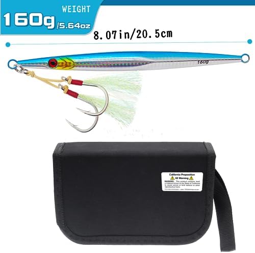 3pcs Saltwater Vertical Fishing Jigs Metal Jigging Spoon - Image 2