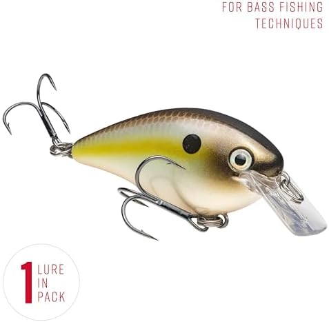 Strike King KVD 1.5 Hard Knock Fishing Lure, 3/8 oz, 3D Lifelike Eyes - Image 3