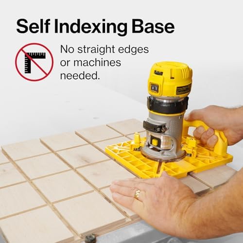 MICROJIG MatchFit Grid Router Guide Kit, Woodworking Precision Tools for Dovetail Track, Easy Setup, Self-Indexing Design, for 1/4 - Image 6