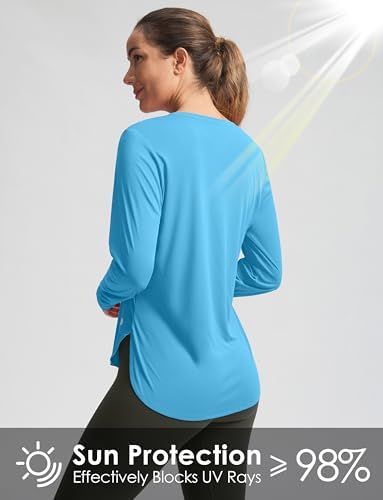 G Gradual Women's Sun Shirts UPF 50+ Long Sleeve Workout Hiking Tops - Image 5