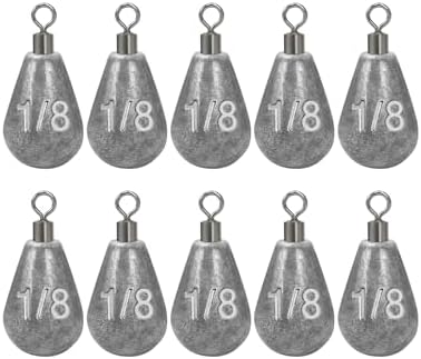 BLUEWING Casting Swivel Bell Sinkers Fishing Weights 1/2oz-8oz Drop Shot Dipsey Lead Saltwater by BLUEWING