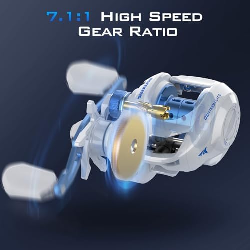 KastKing Centron Lite Baitcasting Fishing Reels with 7.1:1 Gear Ratio - Image 4