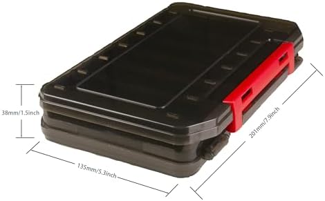 Tackle Box for Hard Baits, Fishing Lure Organizer for Minnows, B/M - Image 2