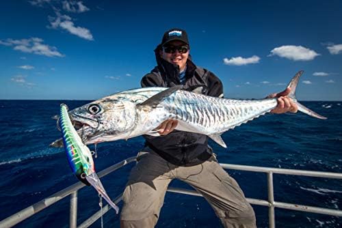 Nomad Design DTX Minnow with Patented Autotune System - Distressed Baitfish Swimming Action, BKK Diablo - Image 3