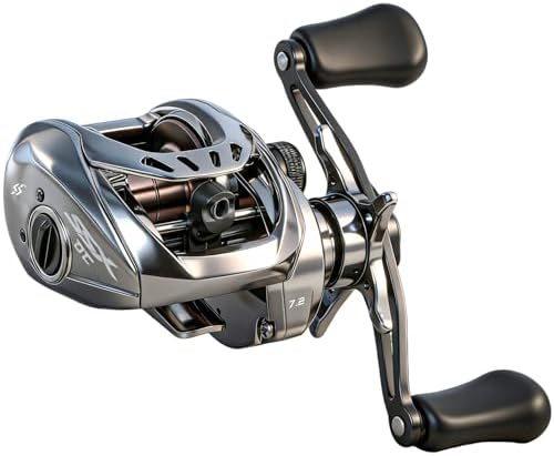 Sougayilang Baitcasting Reel with Digital Anti-Backlash Control - Smart Computer Braking System, 7.2:1 Gear Ratio, 18.5LB Max Drag-Easy Casting Baitcaster for Beginners & Bass Anglers - Image 2