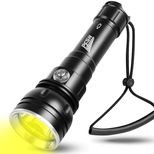 PFSN Dive Light Scuba Diving Flashlight with 3000 Lumens Yellowish Light by PFSNprofessioner
