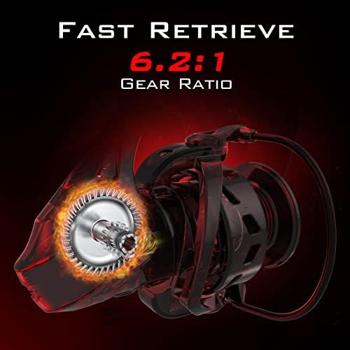 KastKing Royale Legend Spinning Fishing Reels, Available in 5.2:1 and 6.2:1 - Image 2