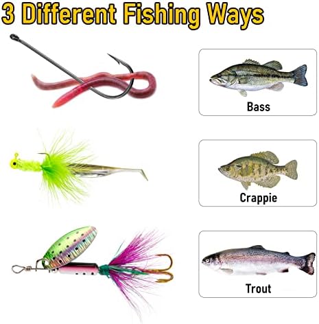 Dr.Fish 25pk Pocket Reel Survival Fishing Kit Line Jig Spoon Spinner Bait - Image 4