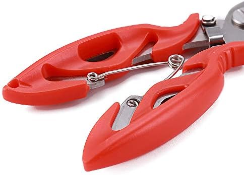 FOSTAR Fishing Pliers, Stainless Steel Hook Remover, Fishing Line Scissors, Braided Line Cutters, Split Ring Opener, 5 Inch Fishing Tool - Image 7