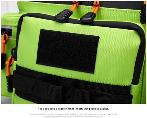 Water Resistant Crossbody Single Shoulder Bag Multifunctional Outdoor Fishing Tackle Storage Portable Adjustable - Image 4