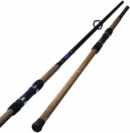Okuma Longitude Surf Graphite Rods (Large, Black/Blue/Silver) by OKUMA