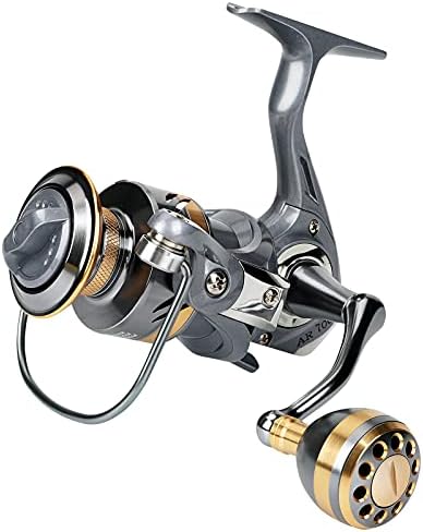 Lightweight Inshore Surf Fishing Reel, Heavy Duty Smooth Catfish Spinning Fishing Reel for Saltwater & Freshwater Fishing by ACETOP