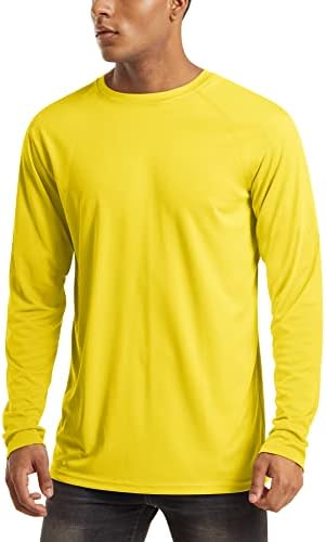 MAGCOMSEN Men's Long Sleeve Shirts UPF 50+ UV Sun Protection Athletic Shirts for Hiking Running Workout Rash Guard by MAGCOMSEN