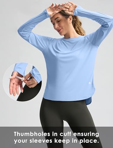 G Gradual Women's Sun Shirts UPF 50+ Long Sleeve Workout Hiking Tops - Image 6