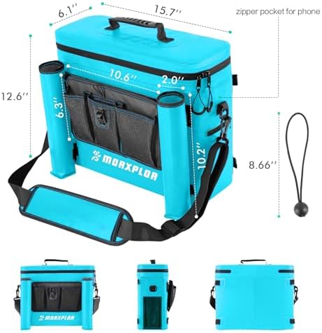 MORXPLOR Kayak Cooler,Waterproof Kayak Seat Back Cooler for Kayaking,Kayak Accessories Cooler Bag,Protable Ice Chest,Beach Cooler,Travel Cooler for Camping or Lunch Bag - Image 4