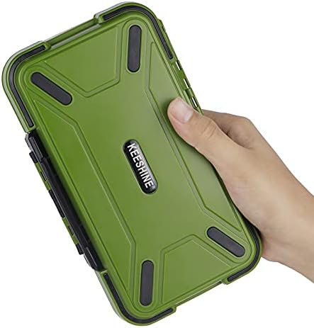 Small Fishing Tackle Box, Mini Double-Sided Fishing Lure Box with Adjustable Dividers Multi-Purpose Organizer(Green) - Image 2