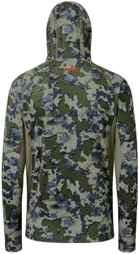 BASSDASH Men's UPF 50+ Camo Long Sleeve Hunting Fishing Hoodie Shirt - Image 2