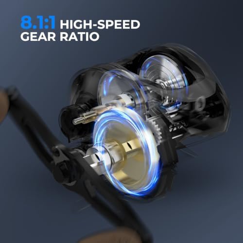 KastKing Megatron 100&200 Baitcasting Reels, Low Profile, High Capacity - Image 3