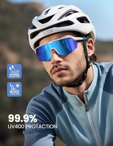 Lamicall 24g Polarized Sports Sunglasses for Men Women - UV400 Protection Sun Glasses for Baseball Running Cycling Fishing - Image 2