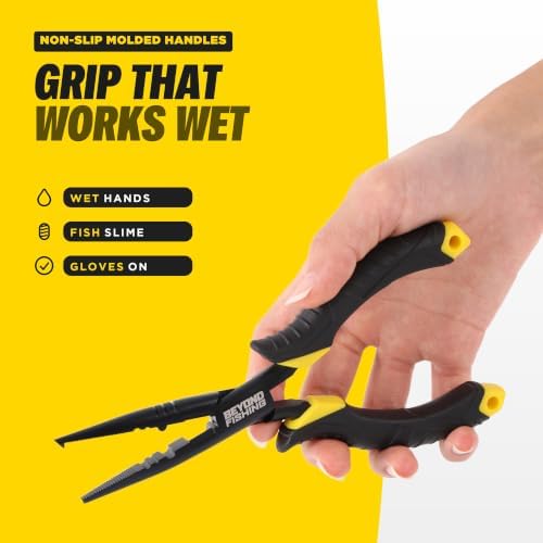 Beyond Fishing 7" Needle Nose Fishing Pliers with Line Cutter & Crimper - Image 4