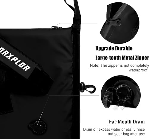 MORXPLOR Insulated Fish Cooler Bag for Fishing 41x17 47x17In 50x20In 60x24 72x30 80X40 Inches,Large Insulated Fish Kill Bag,Fishing Catch Bag Cooler with Water-resistant Zipper - Image 3